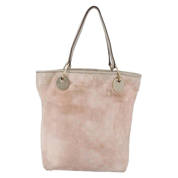 GUCCI GG Canvas Tote Bag Pink Gold 120836 Auth hk3124 - Picture 3 of 16